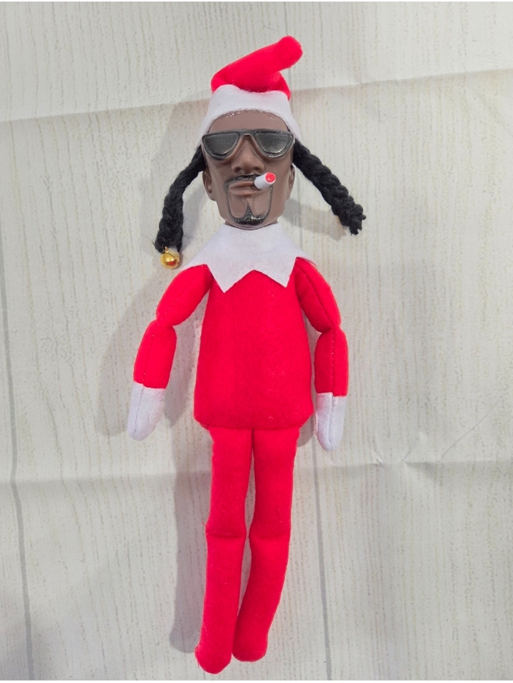 Snoop on A Stoop Plush Elf Doll with Sunglasses, Braided Hair and smoke NIP
